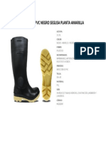 Botas de PVC Negro Segusa Planta Amarilla