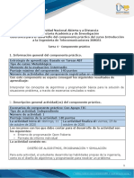 Guía para El Desarrollo Del Componente Práctico y Rúbrica de Evaluación - Unidad 2 - Tarea 4 - Componente Práctico PDF