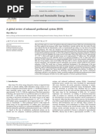 Global Review of Enhances Geothermal System