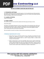 0.method Statement Surveying and Setting Out PDF