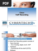 CyberTech - Cisco VoIP Recording Methods