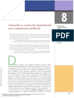 Comercio Internacional - (CAPÍTULO 8 ARANCELES Y CUOTAS DE IMPORTACIÓN (... ) )