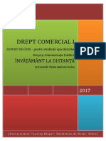 DREPT COMERCIAL I Suport Curs ID 2017 2018