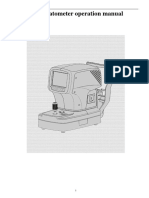 Auto Ref/keratometer Operation Manual