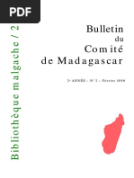 Comite de Madagascar Bulletin 1896 2 PDF