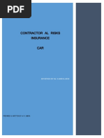 Contractor All Risks Insurance PDF