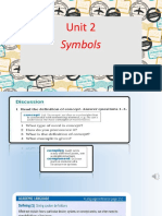 Unit 2: Symbols