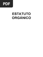 Estatuto Orgánico FDTA