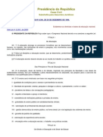 Lei 9394/96 (Lei de Diretrizes e Bases Da Educação)