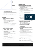 Unit 8 Test: Listening Language Focus