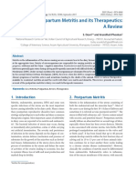 Bovine Postpartum Metritis and Its Therapeutics: A Review