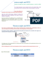 Thermocouple and RTD