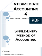 Topic 5 - Single-Entry Method