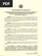 Executive Order No. 19 D 2020