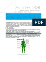 Act. 1/ Sem. 1: Intitulé: Analyse Et Fouille de Données Responsable: Jérôme BOSCHE - UPJV - France