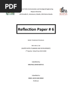 Mauyao - Reflection Paper No. 6 - ESE143