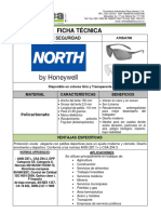 FICHA TECNICA LENTES NORTH A705 y A706