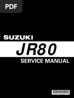 Suzuki JR80 '01 Service Manual