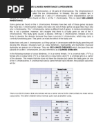 Sex-Linked Inheritance & Pedigrees