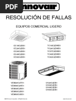 Innovair Light Commerical Troubleshooting Guide Spanish PDF