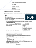 Different Kinds and Extinguishment of Obligation