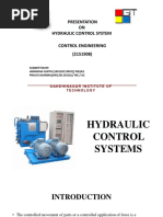 Presentation ON Hydraulic Control System Control Engineering (2151908)