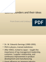 Quality Founders and Their Ideas: From Evans and Lindsay (2005)