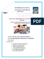 MEFI de La Industria Farmacéutica (Organización, Comercialización de Fármacos