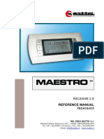 Maestro XS Reference Manual Version 2.0 PDF