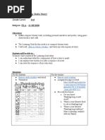 11 - 18 Lesson Plan - Writing - Roll-A-Story