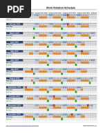 Rotation Schedule