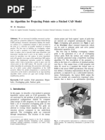 An Algorithm For Projecting Points Onto A Patched CAD Model: W. D. Henshaw