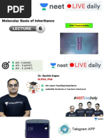 (L-6) - Molecular Basis of Inheritance - Jan 25, 2020