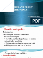 Lecture 5 Shoulder and Elbow Orthopedics-1