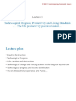 Technological Progress, Productivity and Living Standards . The UK Productivity Puzzle Revisited