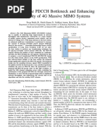 Removing The PDCCH Bottleneck and Enhancing The Capacity of 4G Massive MIMO Systems