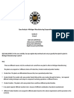 Case Analysis - Michigan Manufacturing Corporation