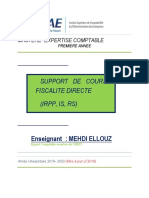 Cours Fiscalité Approfondie