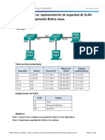 3.3.2.2 Lab - Implementing VLAN Security