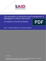 The Economics of Community Forest Management in Madagascar: Is There A Free Lunch? - 2007