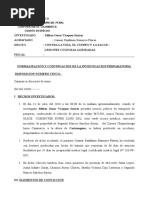 Investigación Fiscal Lesiones Culposas Agravadas