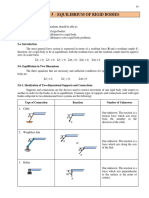 Chapter 5 - Equilibrium of Rigid Bodies: Objectives