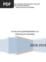 Fiches D'accompagnement Du Professeur Stagiaire