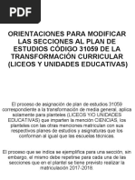 Tutorial para Modificación Al Plan de Estudios 31059