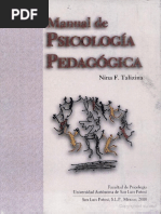 Manual de Psicologia Pedagogica Talizina Nina