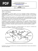 Atividade Remota - 7º ANO HISTÓRIA