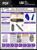 Team 21 - SAE Aero Design Micro Class: Objective Assembled Prototype Design Analysis