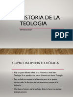 Síntesis de La Historia de La Teología