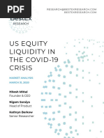 COVID 19 Liquidity Effect