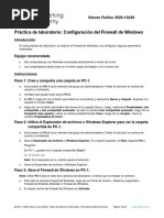 13.3.4.6 Lab - Configure Windows Firewall